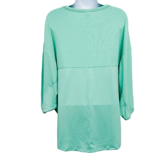 Victoria's Secret VSX Sport Oversized Dolman Sleeve Long Tee Basic Top Mint - Picture 2 of 7